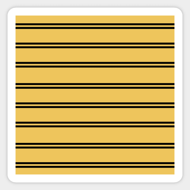 Yellow and Black House Color Stripes Sticker by speckled